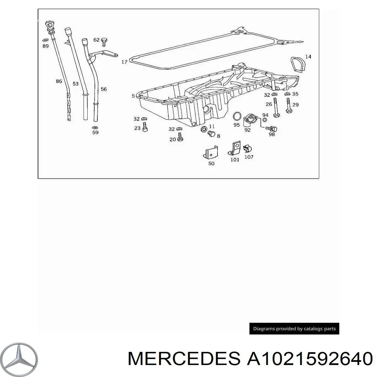  Mercedes A1021592640 цена, от 7.45 USD