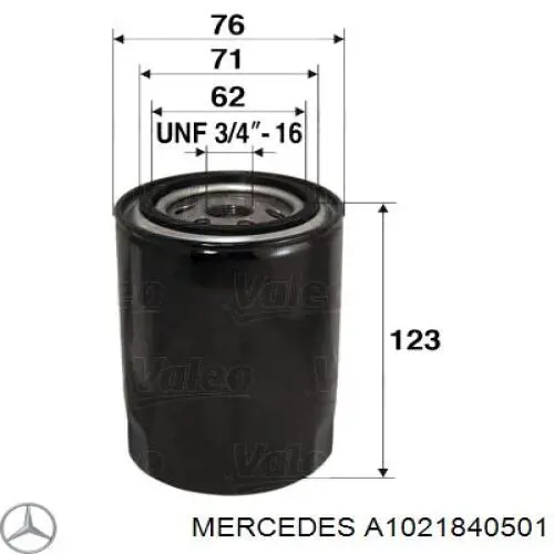 Купить A1021840501 Mercedes Фильтр центробежный очистки масла