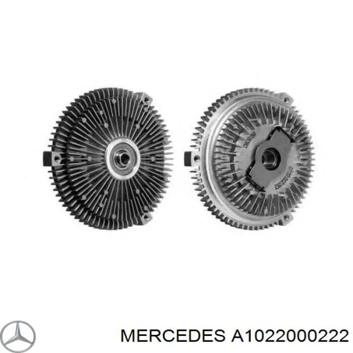 A1022000222 Mercedes вискомуфта (вязкостная муфта вентилятора охлаждения)