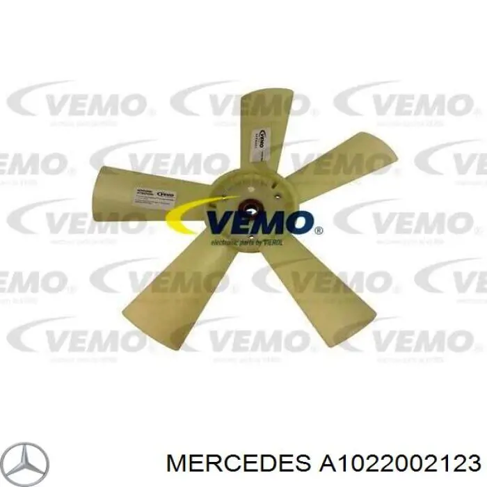 Купить A1022002123 Mercedes Крыльчатка радиатора охлаждения