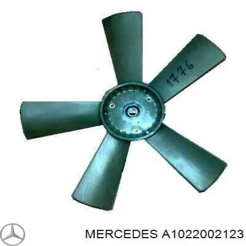 A1022002123 Mercedes Крыльчатка радиатора охлаждения