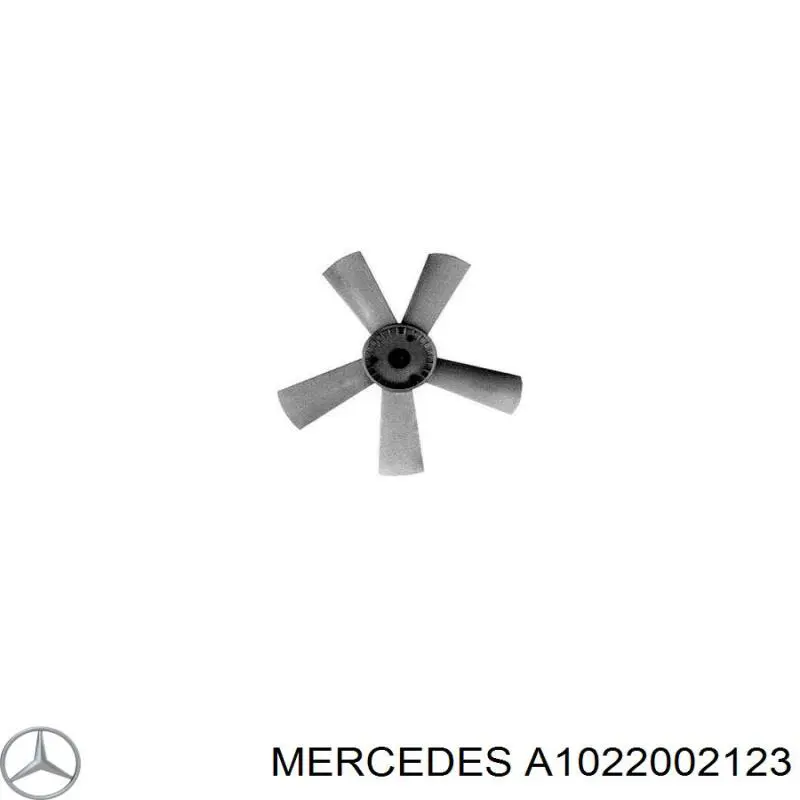 Вентилятор/крыльчатка радиатора охлаждения Mercedes A1022002123 цена, от 23.30 USD