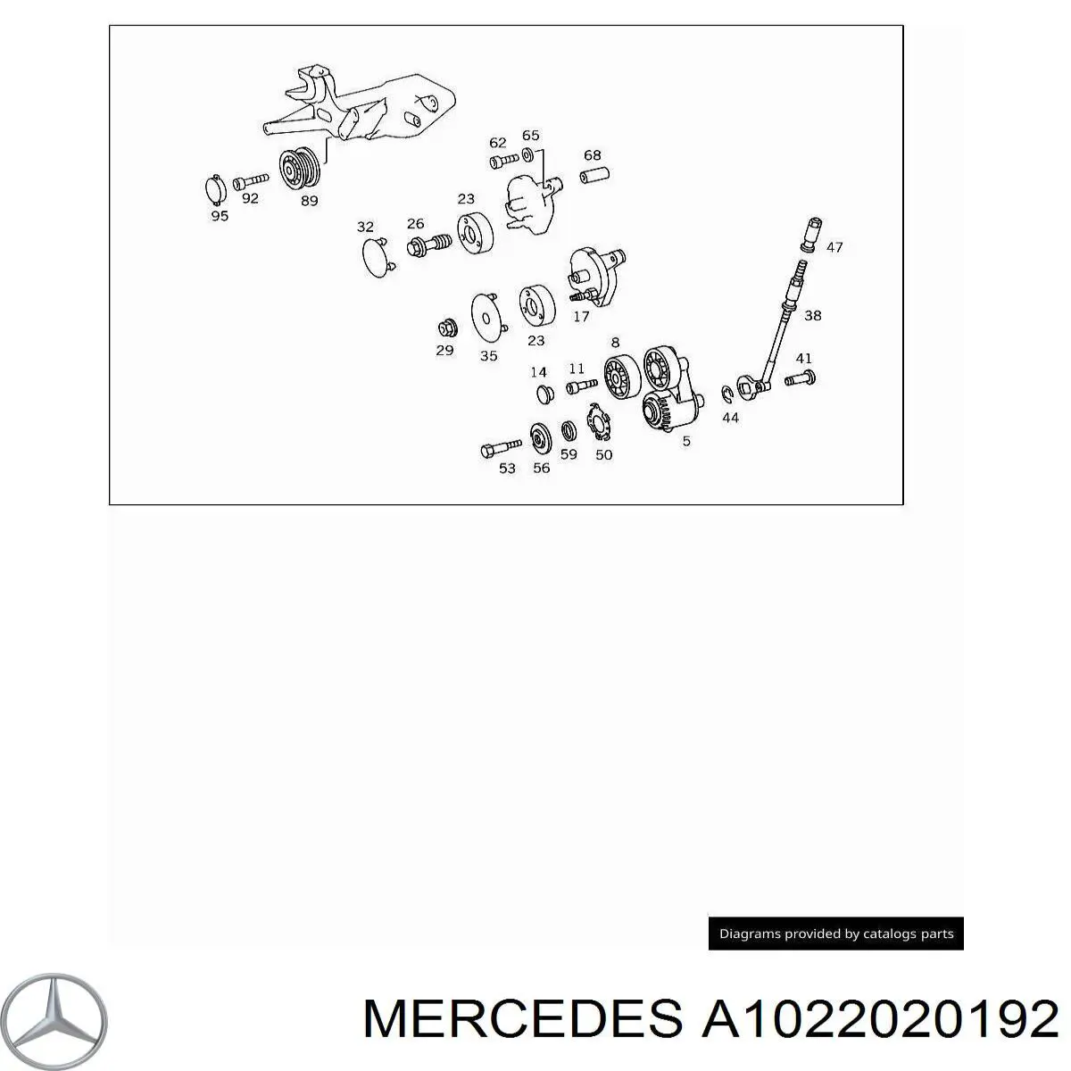 Mercedes A1022020192 цена, от 47.97 USD
