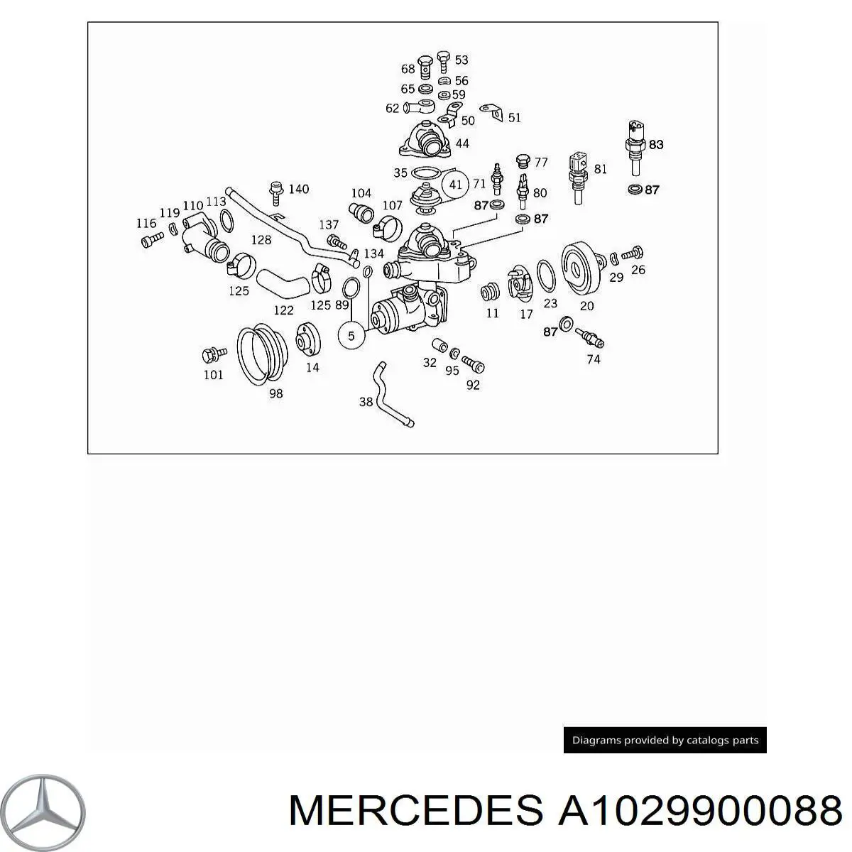 A1029900088 Mercedes 