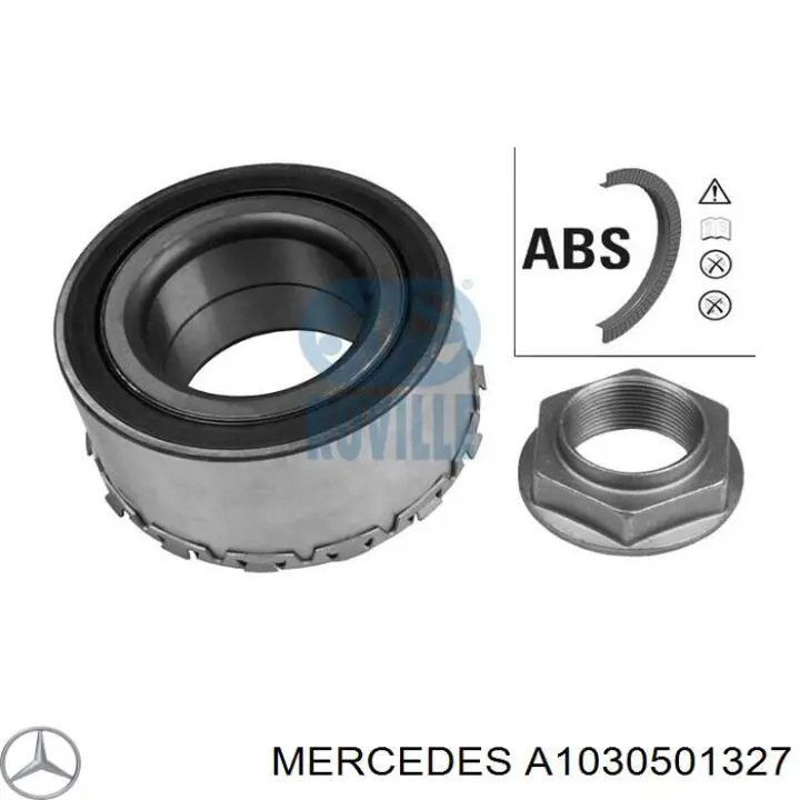 Выпускной клапан A1030501327 Mercedes