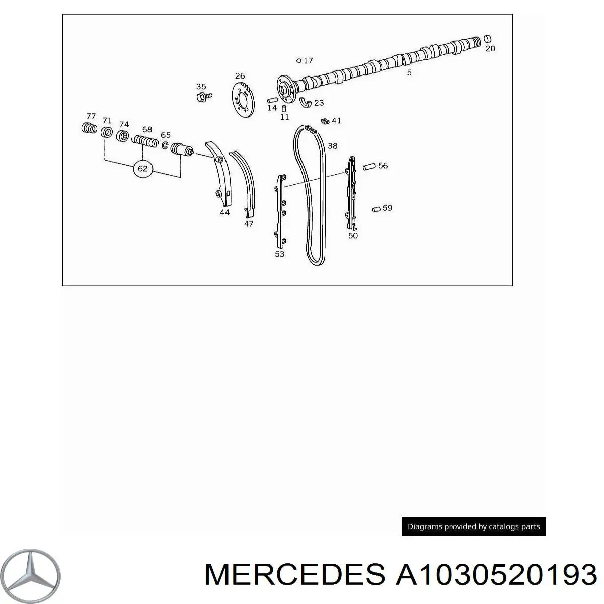  Mercedes A1030520193 цена, от 2.59 USD
