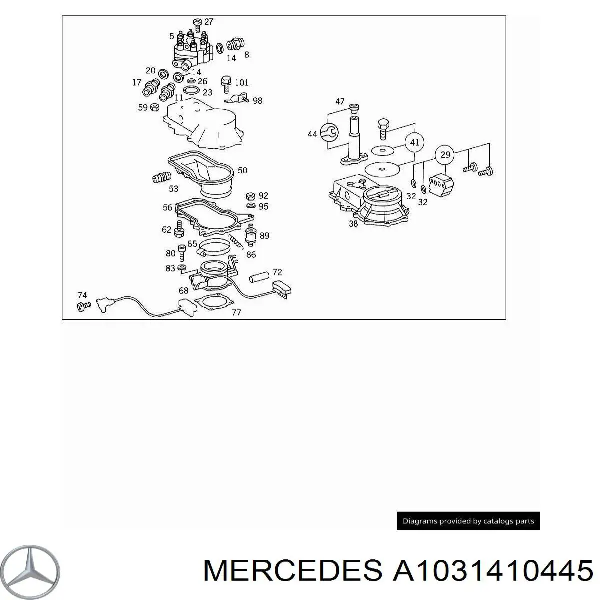 A1031410445 Mercedes 