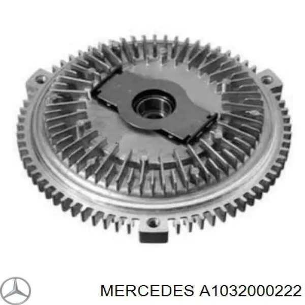 A1032000222 Mercedes вискомуфта (вязкостная муфта вентилятора охлаждения)