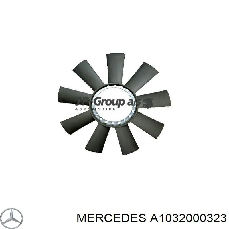 Крыльчатка радиатора охлаждения 500123F3 Polcar