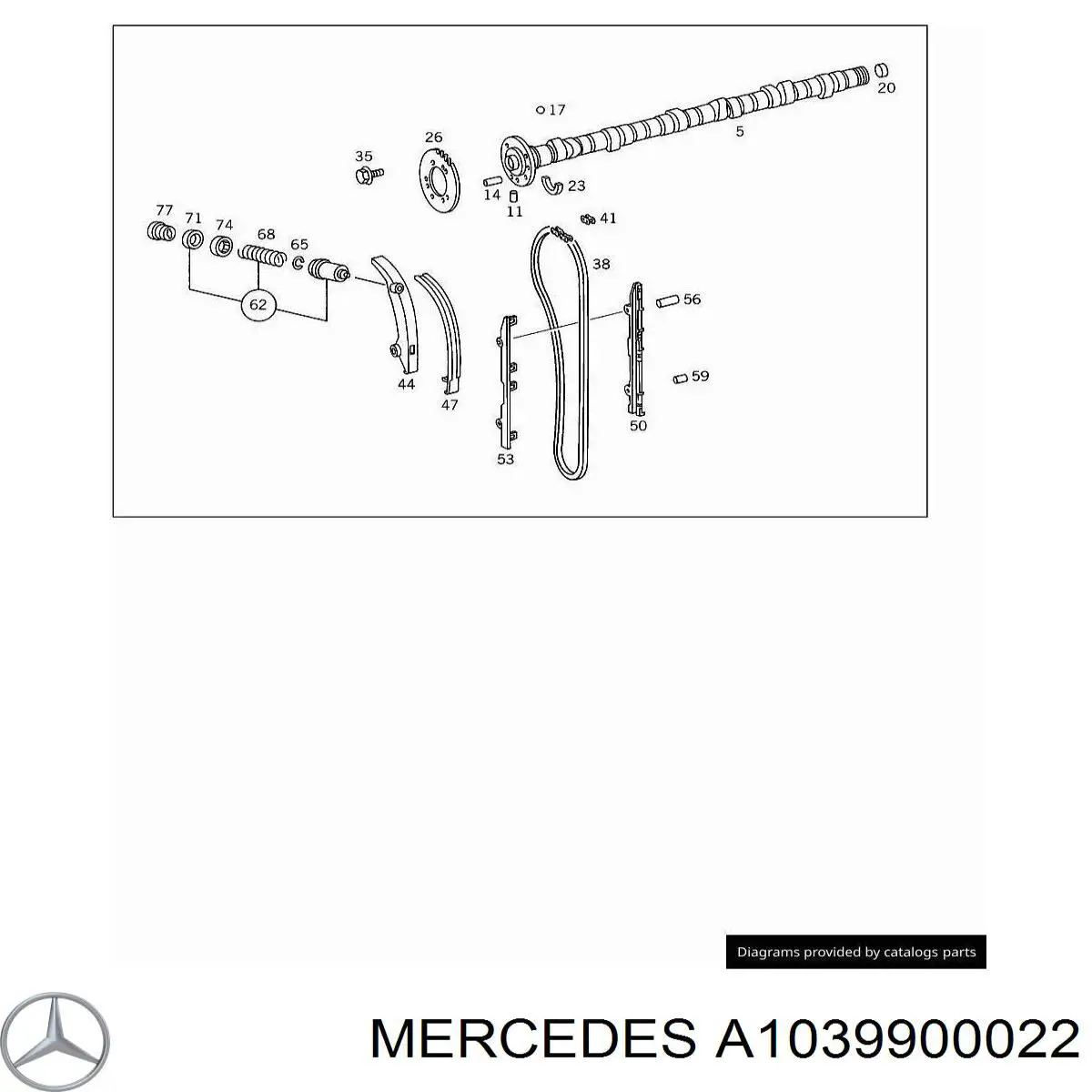 A1039900022 Mercedes 