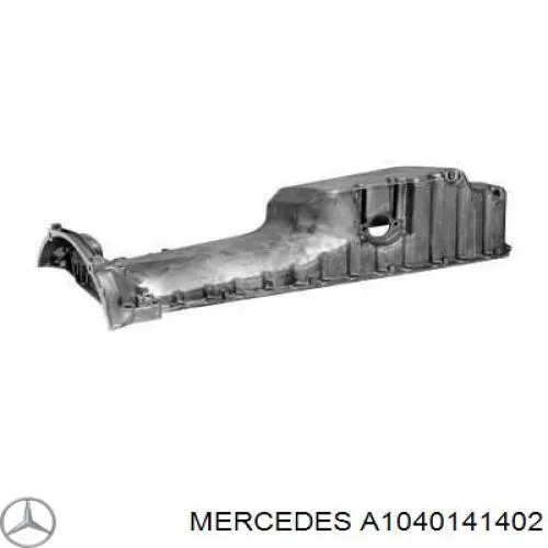 A1040141302 Mercedes panela de óleo de cárter do motor