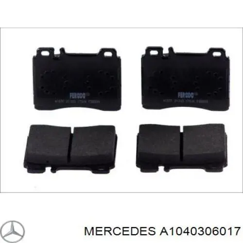  Mercedes A1040306017 цена, от 161.02 USD