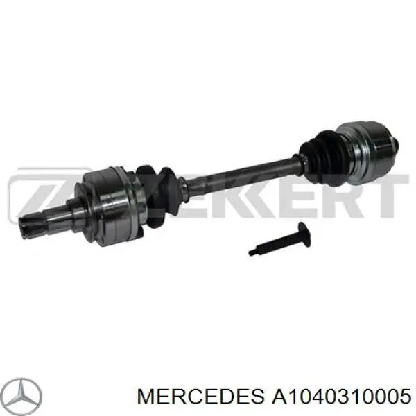 Вал привода полуоси A1040310005 Mercedes