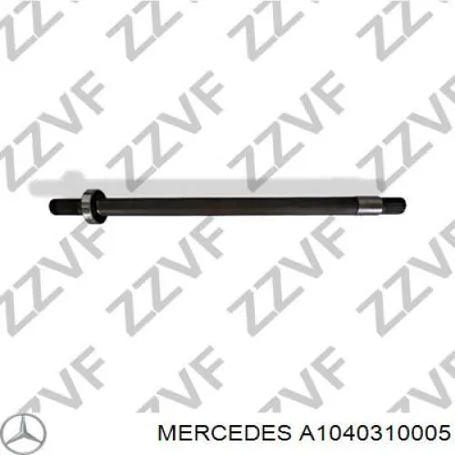 Veio de acionamento do semieixo intermédio para Mercedes C (W203)