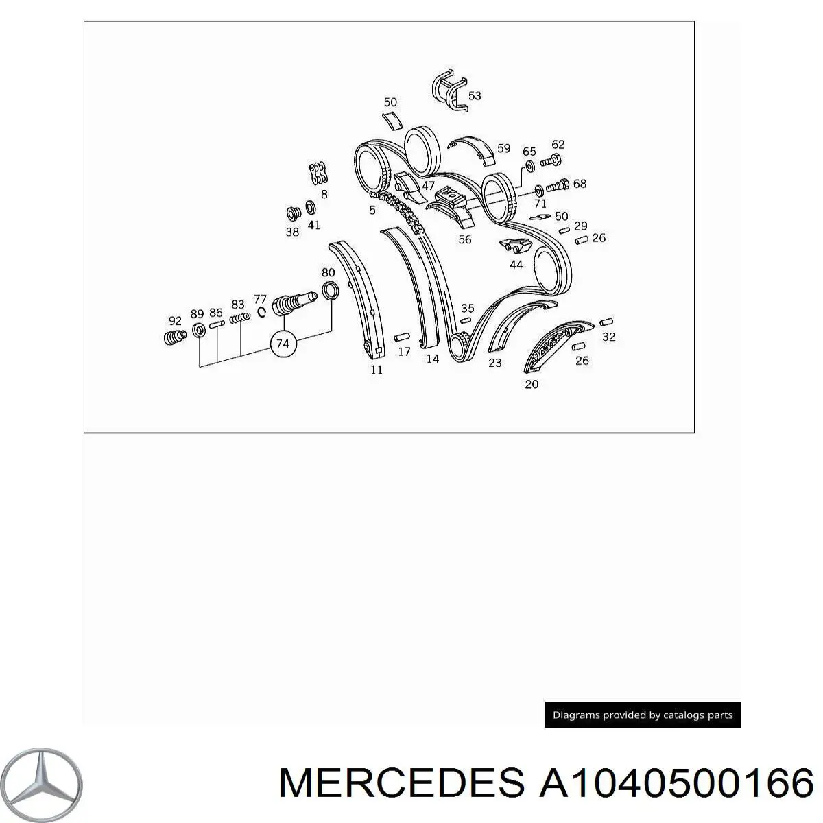  Ssang Yong 1040500166 цена, от 14.33 USD