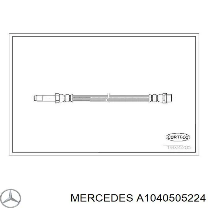 A1040505224 Mercedes Направляющая втулка клапана впускного