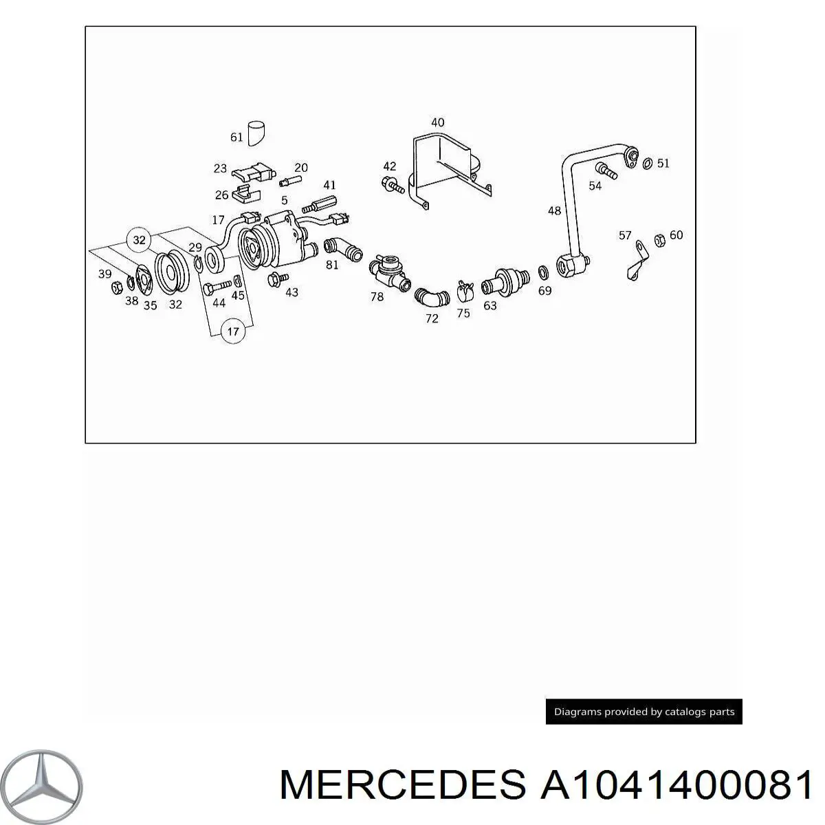 A1041400081 Mercedes 