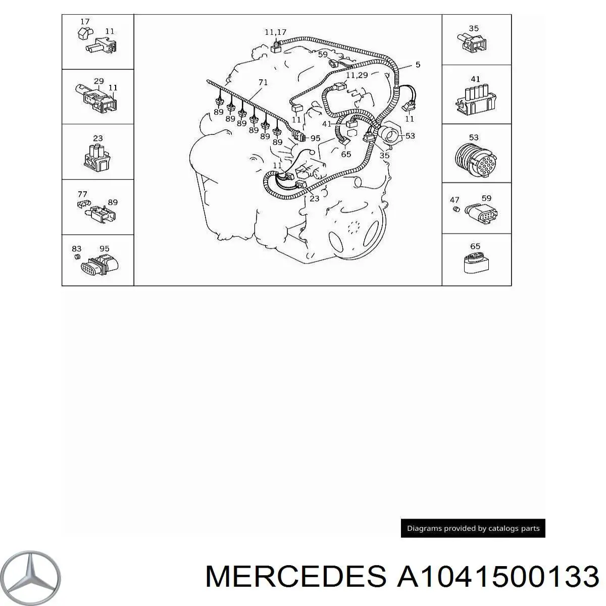 A1041500133 Mercedes 