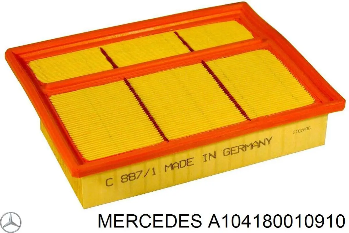 Фильтр масла Mercedes A104180010910