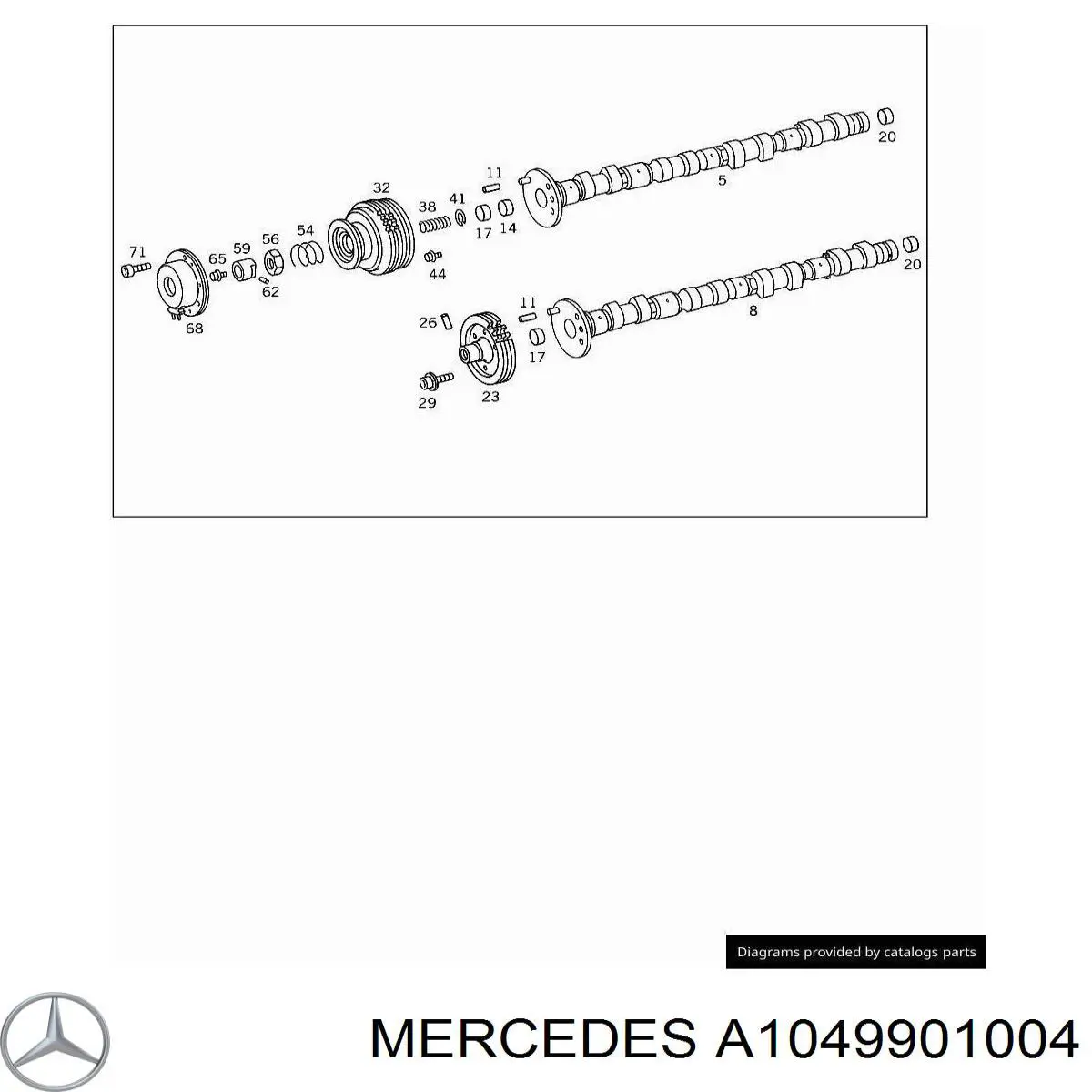  Mercedes A1049901004 цена, от 131.29 USD