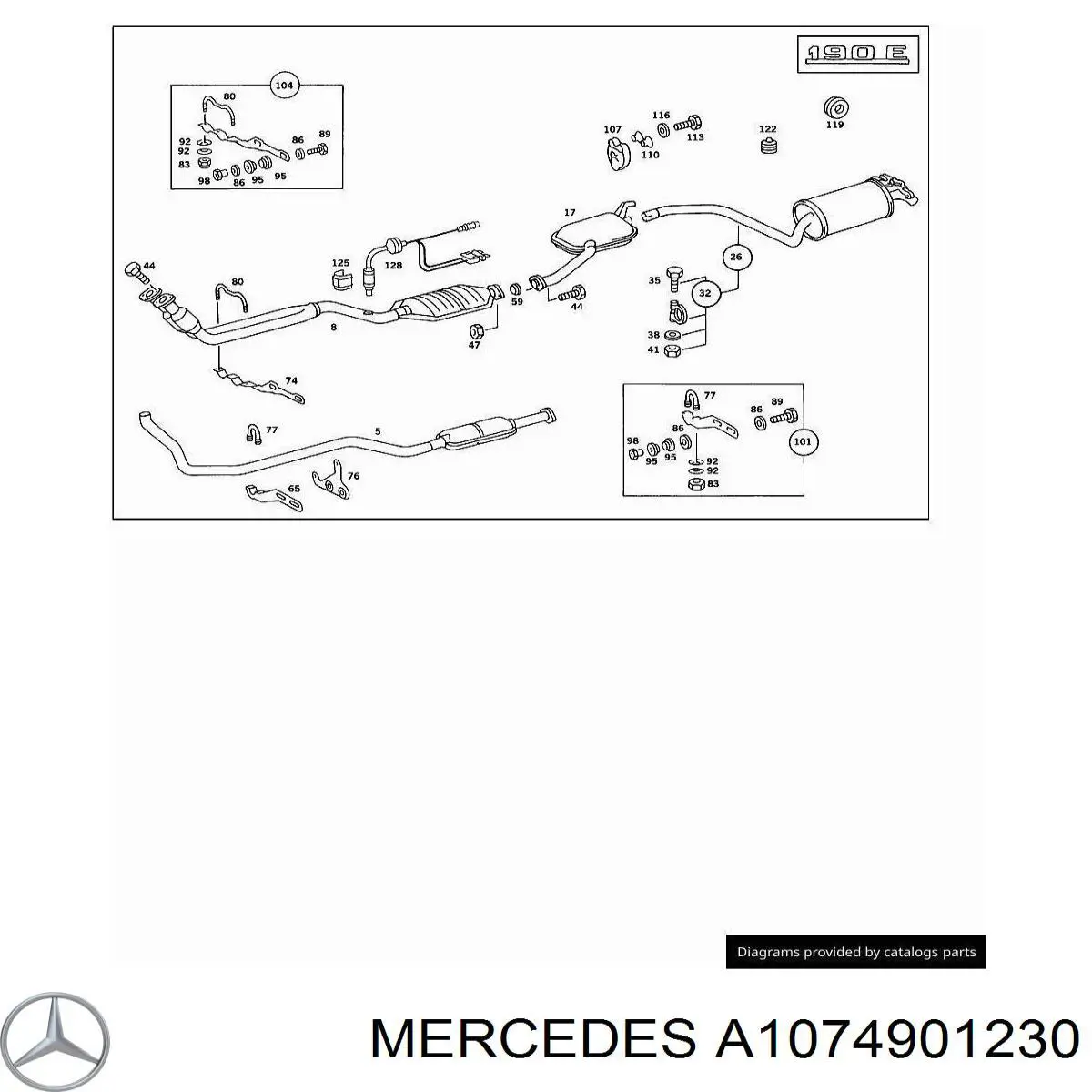  Mercedes A1264900030 цена, от 67.22 USD