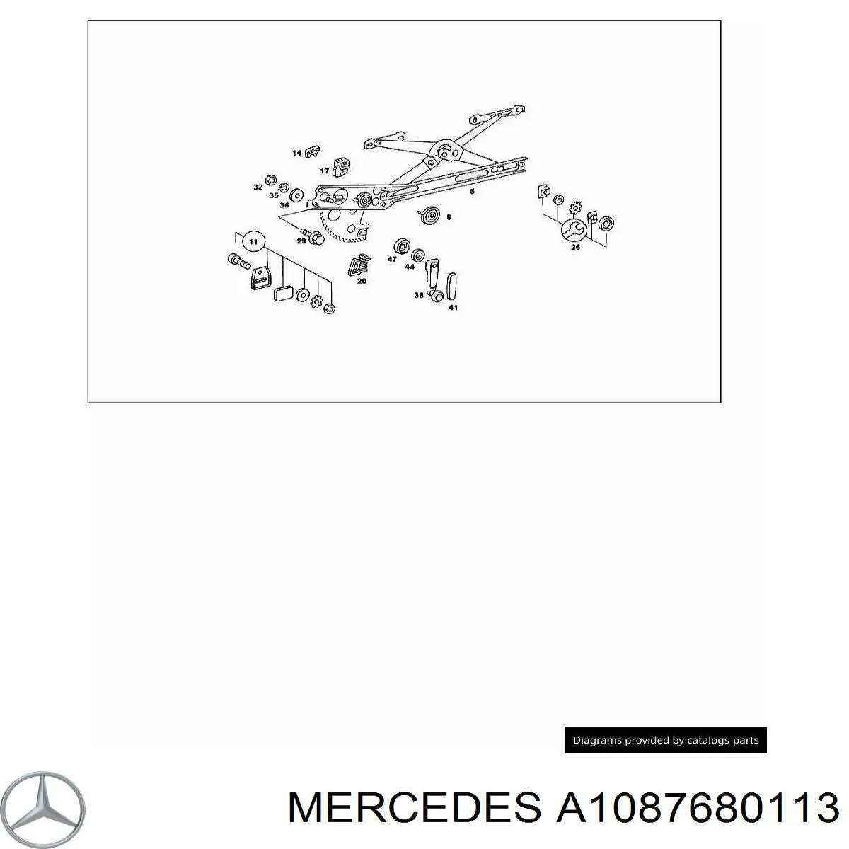  Mercedes A1087680113
