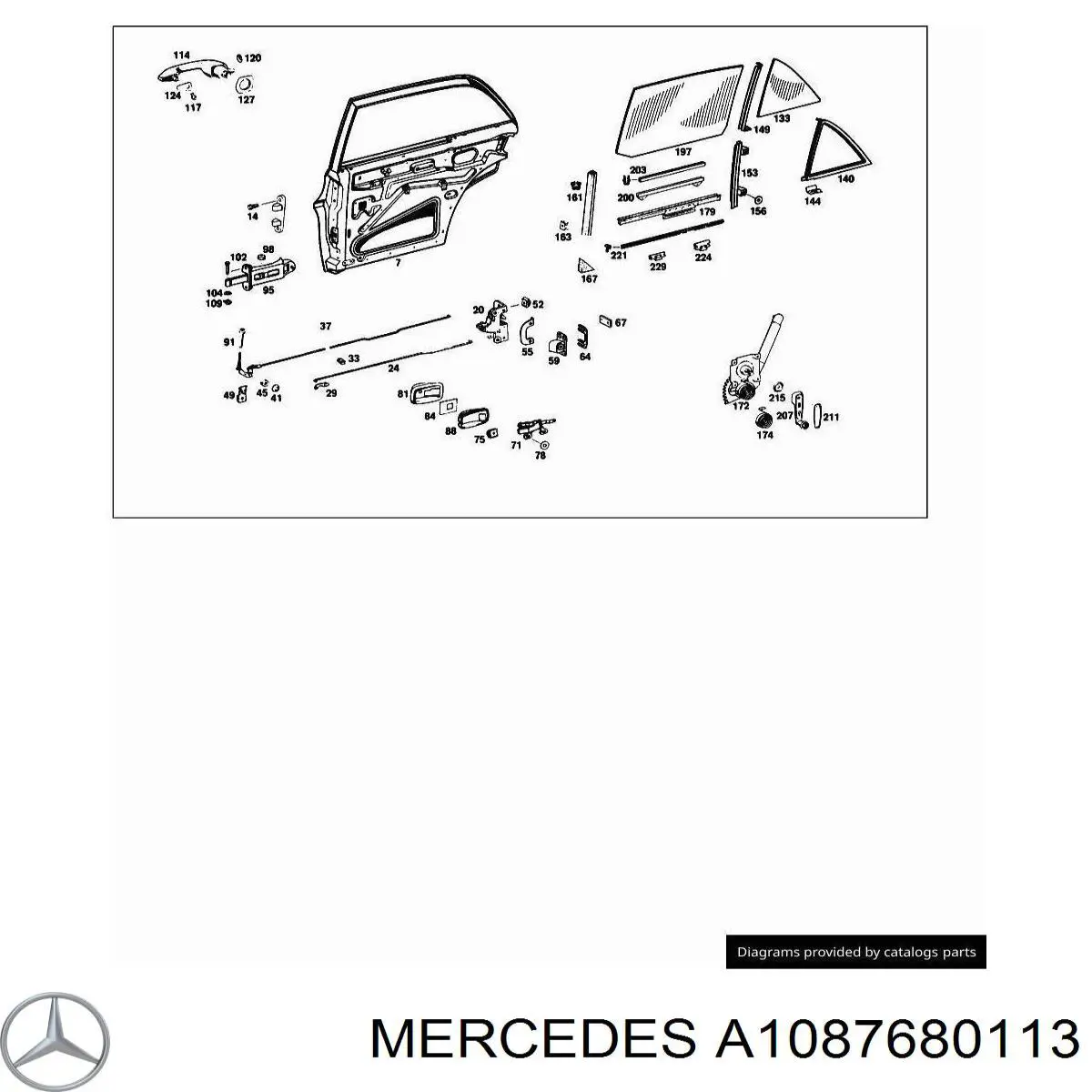  Mercedes A1087680113 цена, от 1.50 USD
