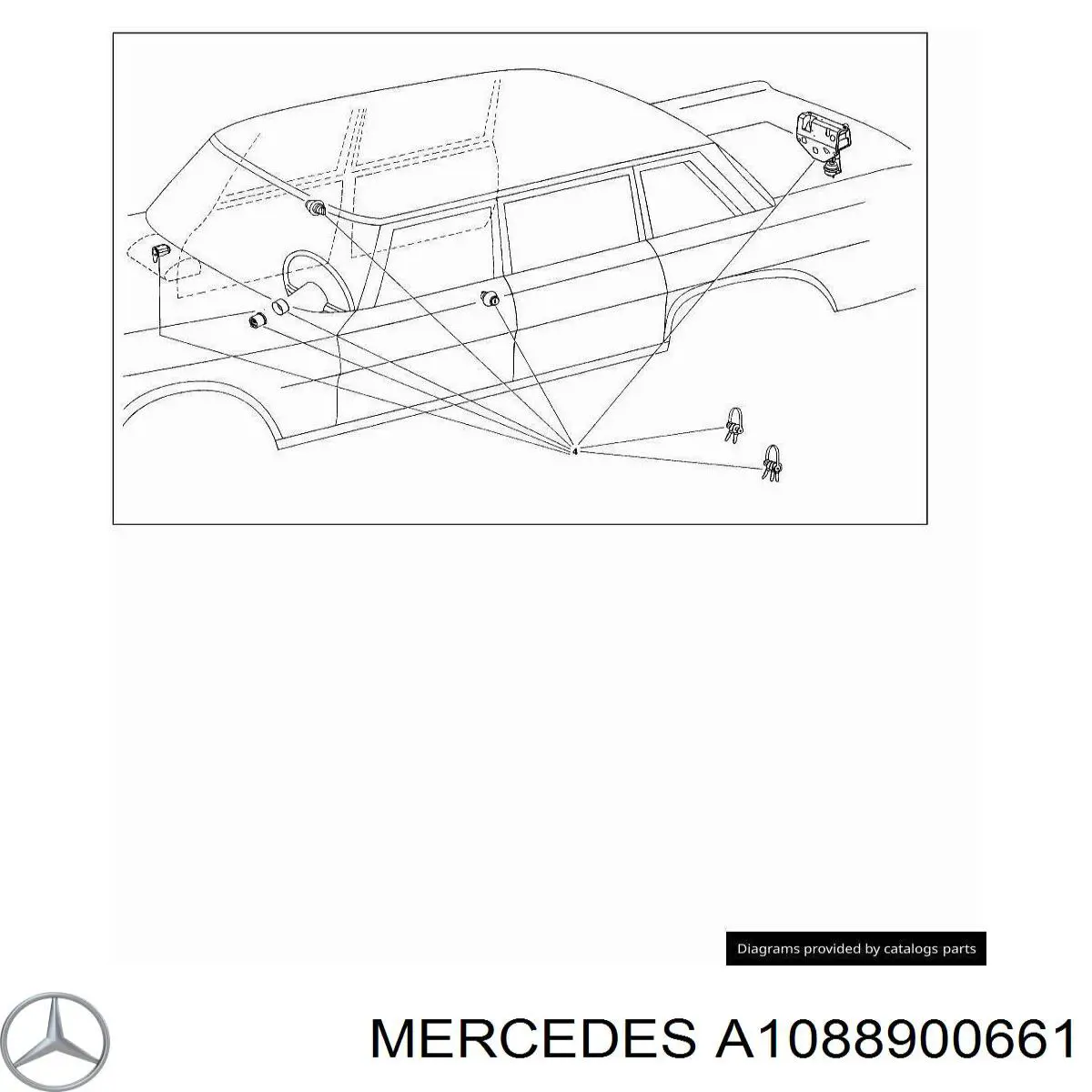 Купить A1088900661 Mercedes 