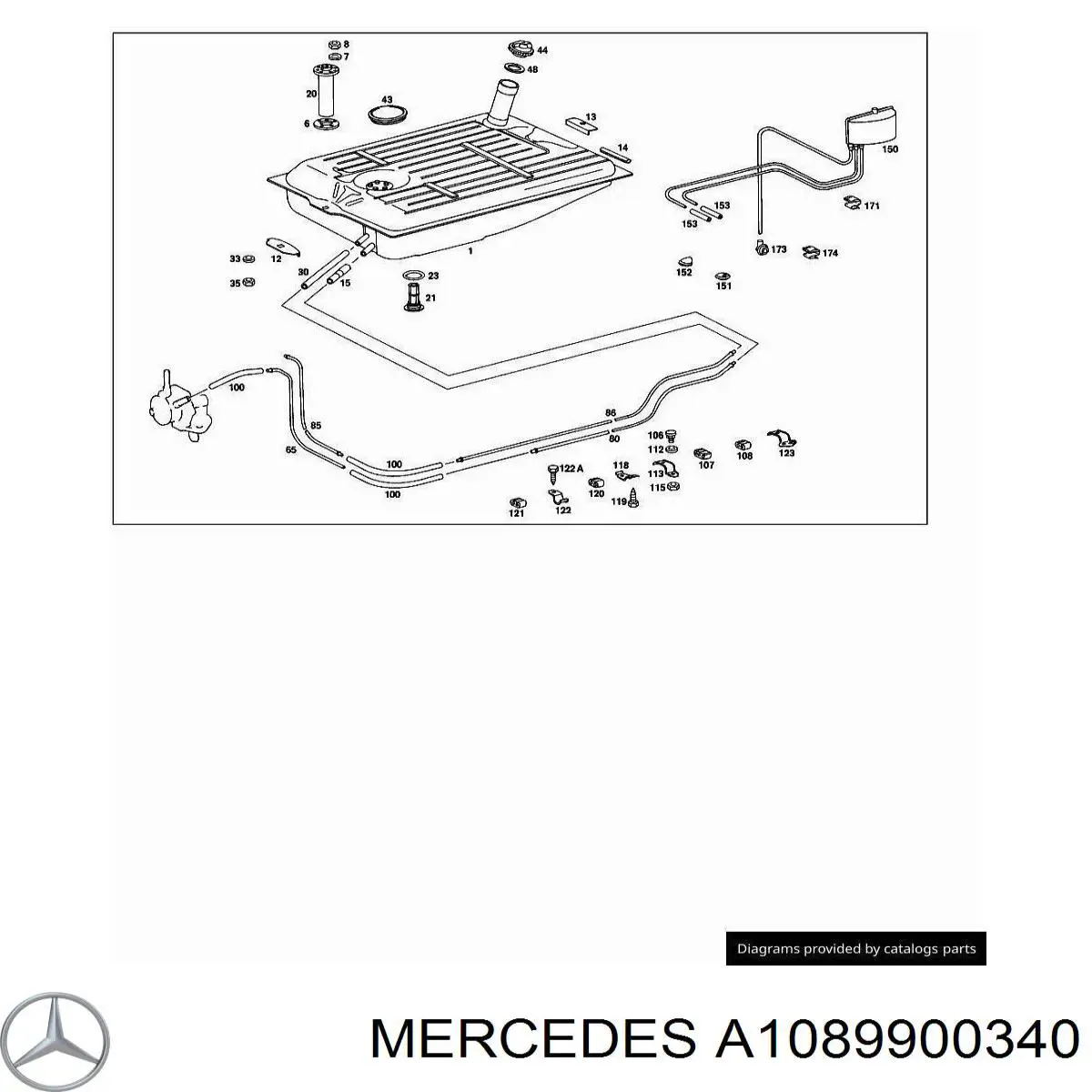  Mercedes A1089900340
