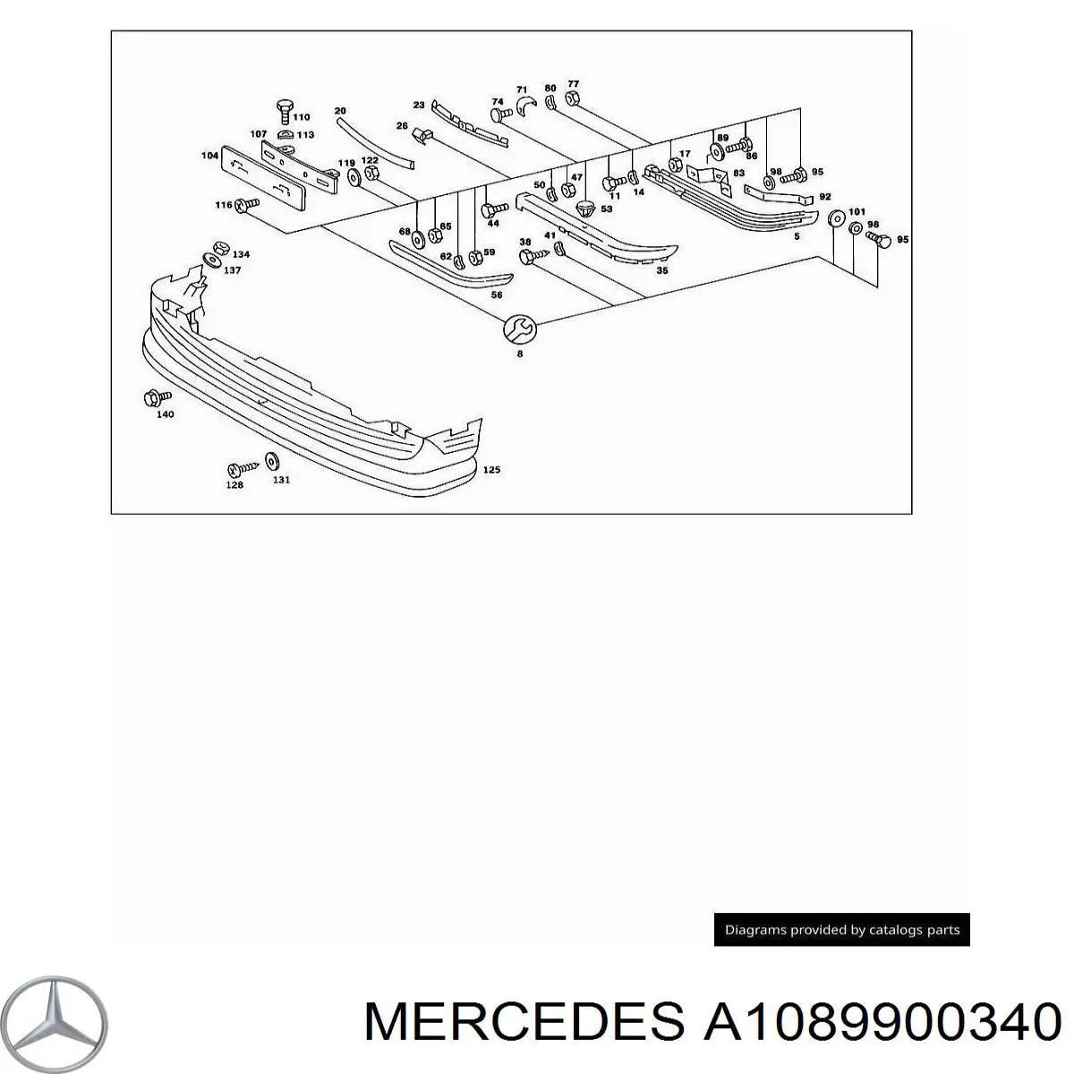  A1089900340 Mercedes