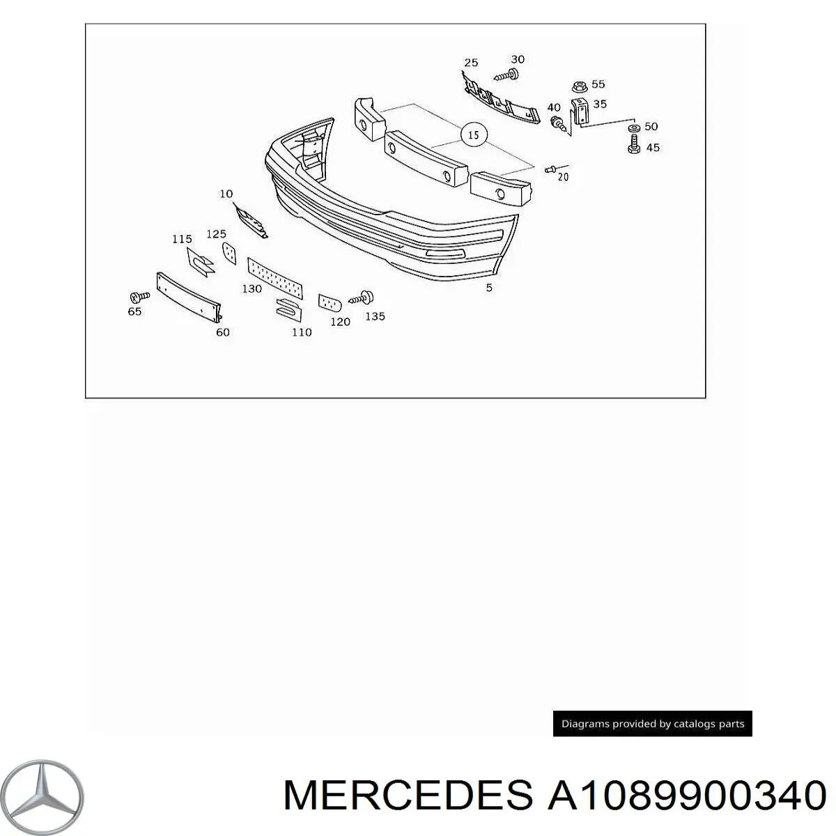  Mercedes A1089900340 цена, от 0.25 USD