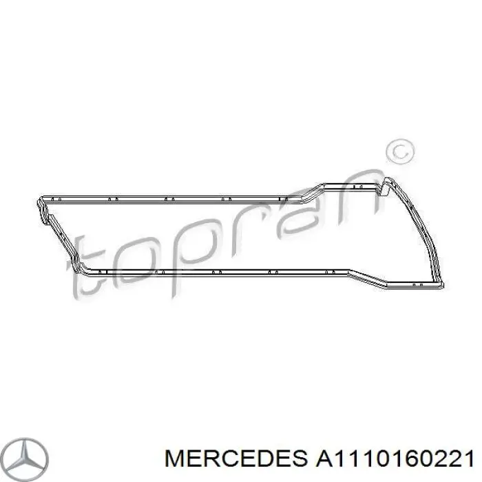 Прокладка клапанной крышки двигателя Mercedes A1110160221