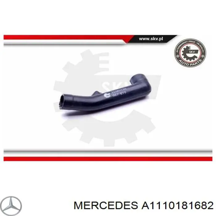 A1110181682 Mercedes патрубок вентиляции картера (маслоотделителя)