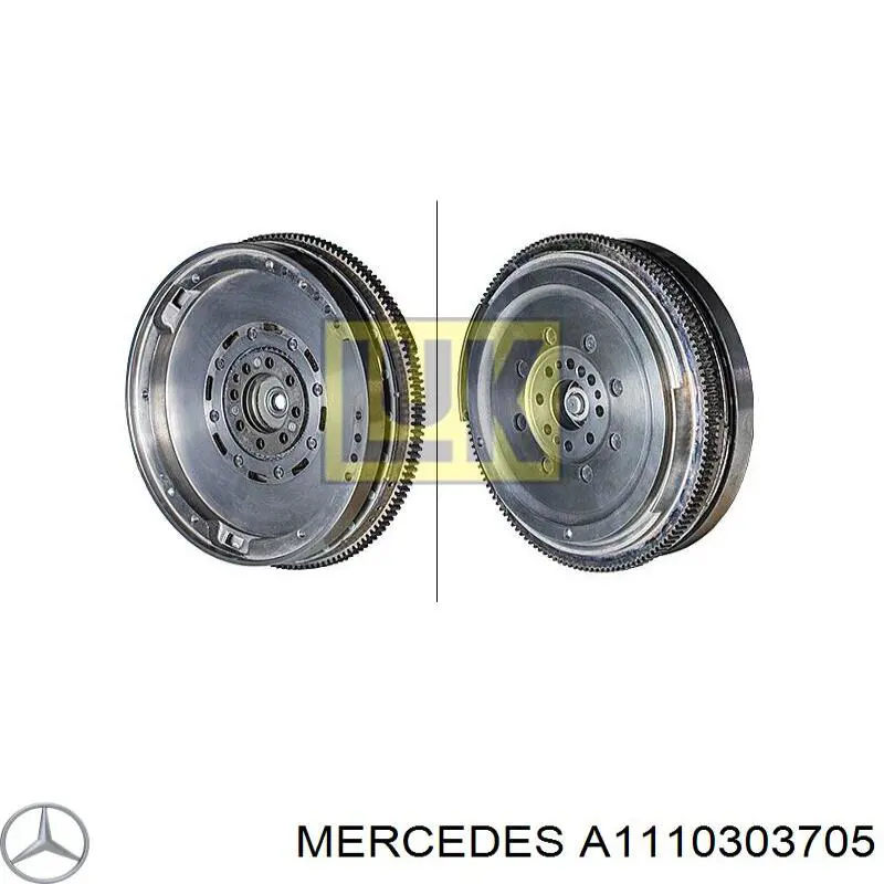 A1110303705 Mercedes маховик