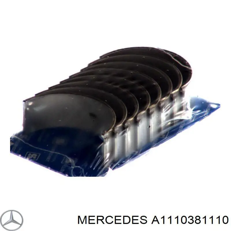 Купить A1110381110 Mercedes Вкладыши шатунные, 1-й ремонт