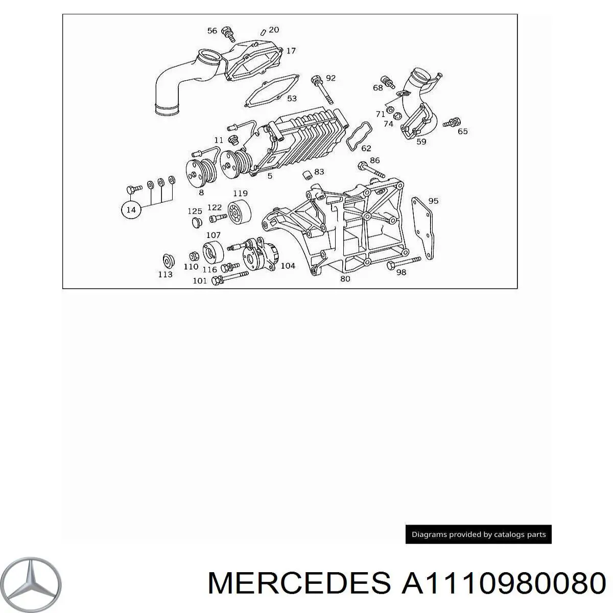 A1110980080 Mercedes 