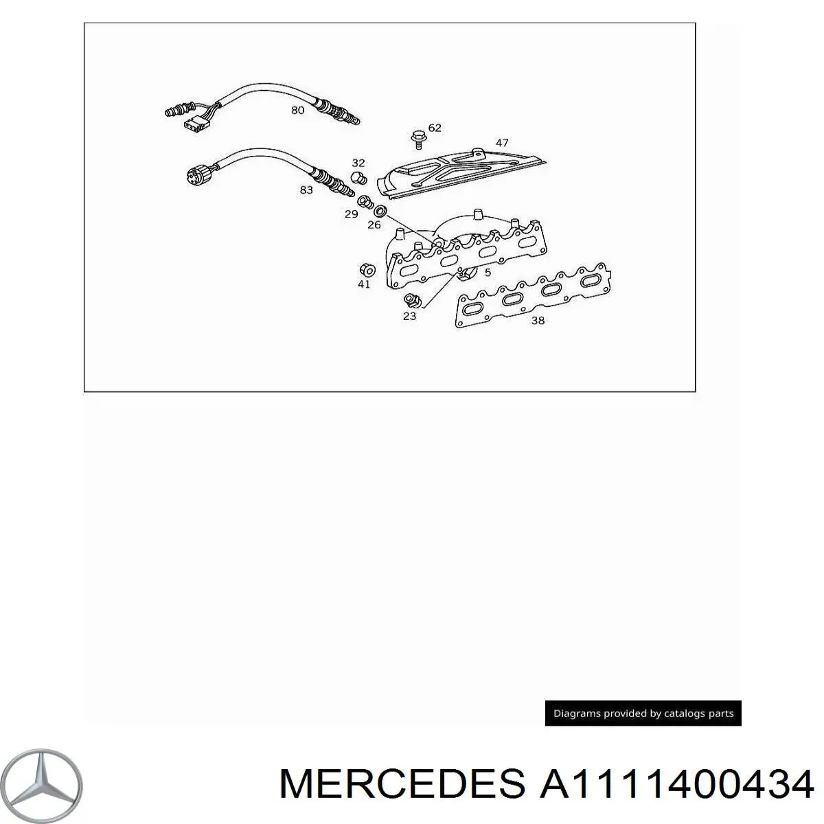 A1111400434 Mercedes 