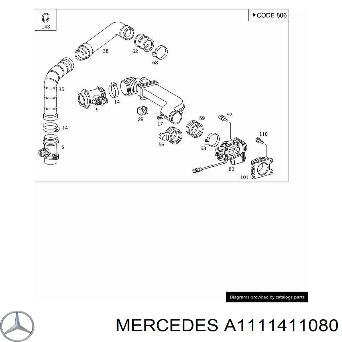  A1111411080 Mercedes