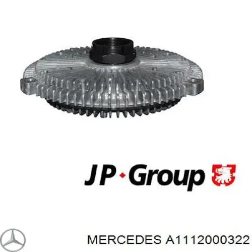 Вискомуфта вентилятора A1112000322 Mercedes