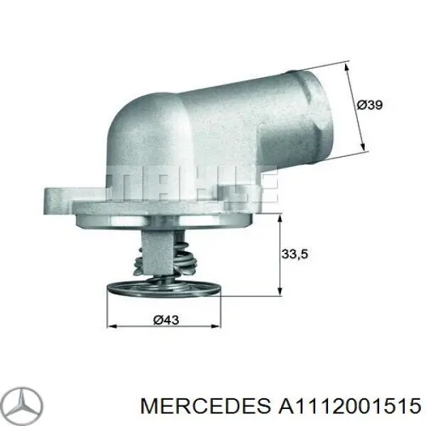 A1112001515 Mercedes термостат