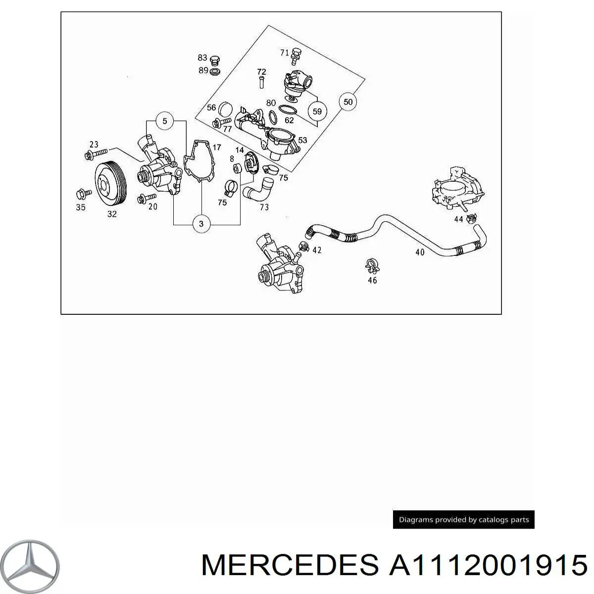 A1112001915 Mercedes 