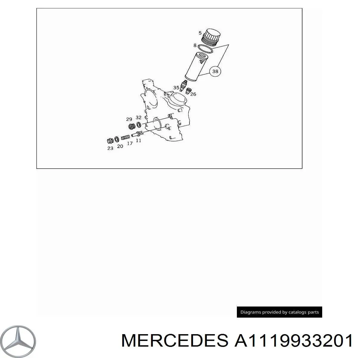  Mercedes A1119933201 цена, от 2.78 USD