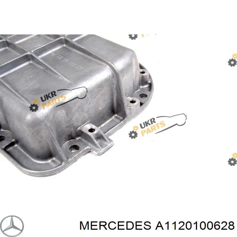 1120100328 Mercedes panela de óleo de cárter do motor, parte inferior
