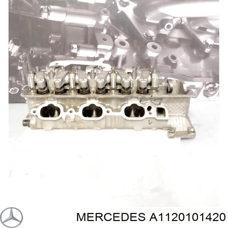 Головка блока цилиндров (ГБЦ) левая Mercedes A1120101420