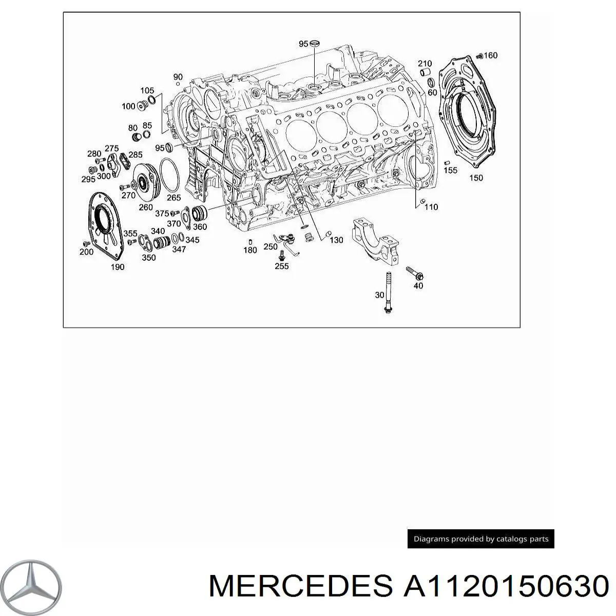 Купить A1120150630 Mercedes 