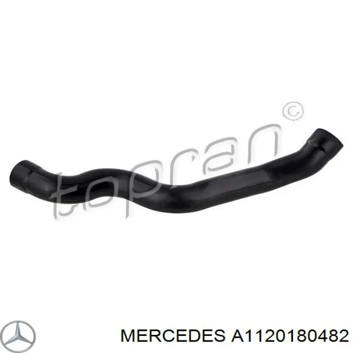 A1120180482 Mercedes патрубок вентиляции картера (маслоотделителя)