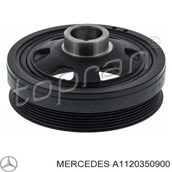 A1120350900 Mercedes polia de cambota