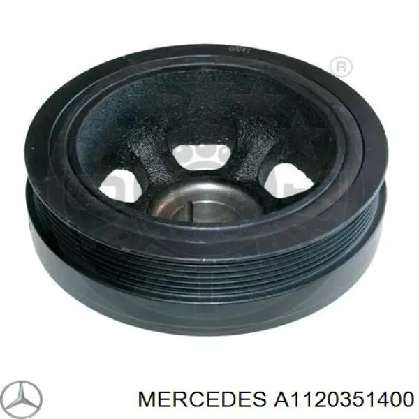 Купить A1120351400 Mercedes Шкив-демпфер коленвала