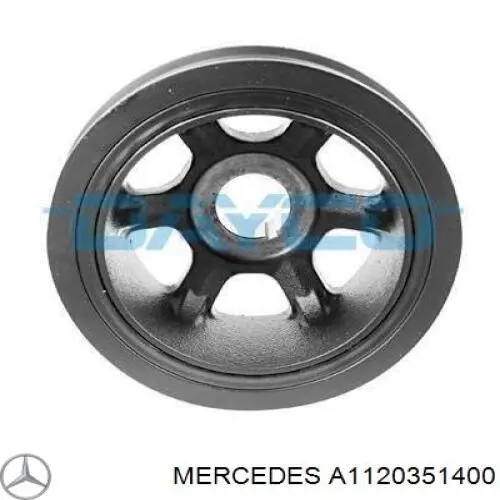 A1120351400 Mercedes Шкив коленчатого вала