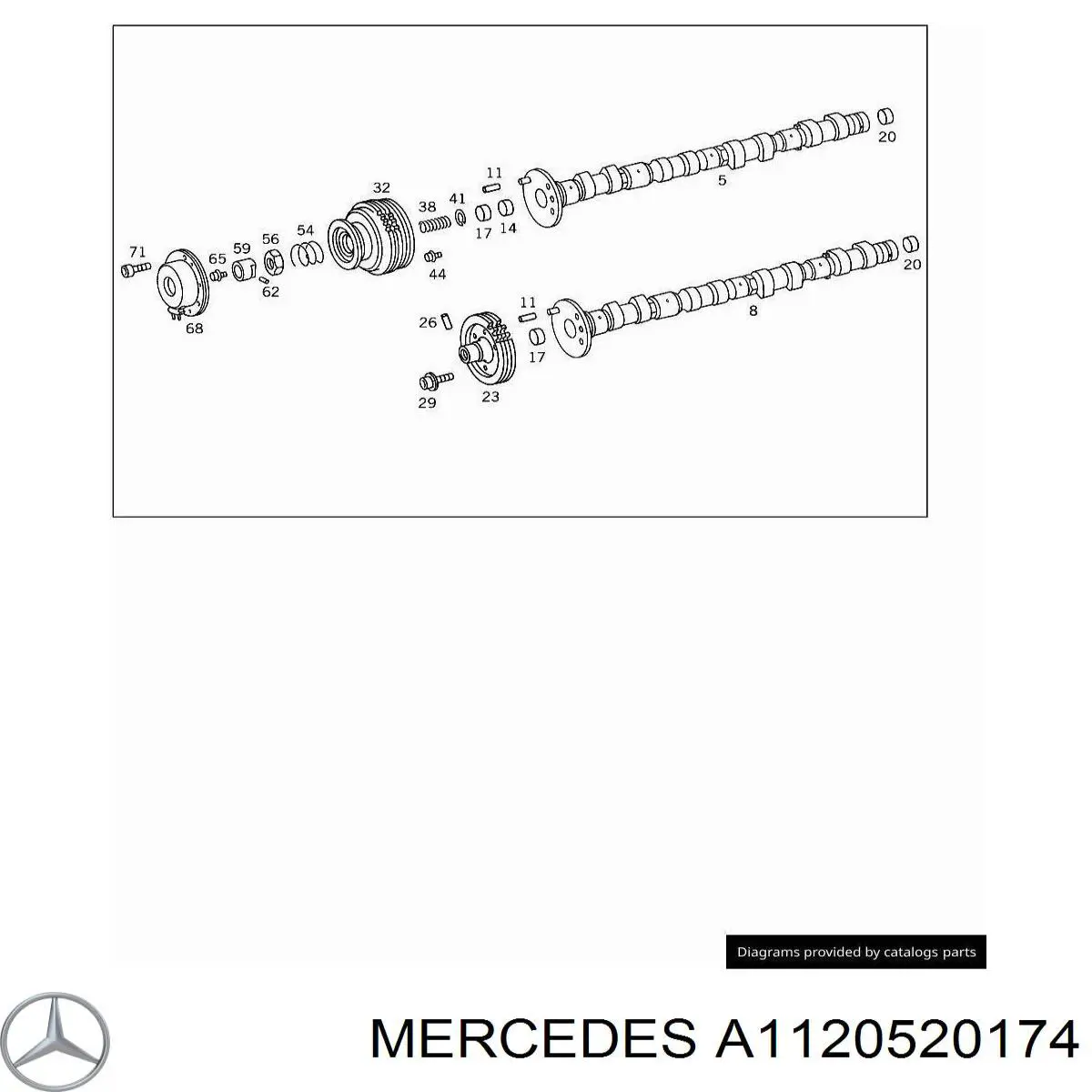  Mercedes A1190521674 цена, от 4.67 USD
